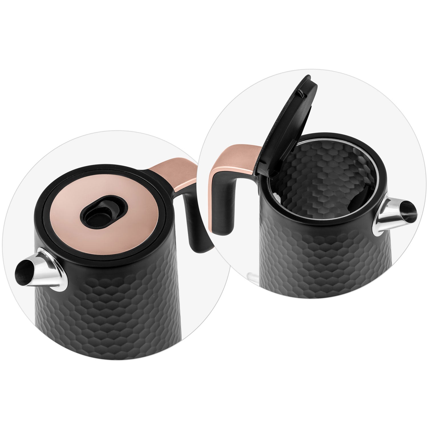 1,7 l elektrinis Berdsen BD-705 juodojo varinio arbatinis