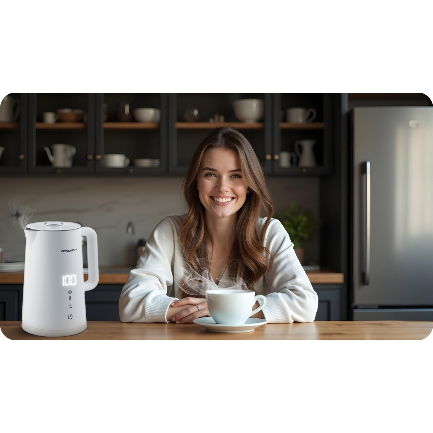 1,7 l elektrinis Berdsen BD-709 baltasis