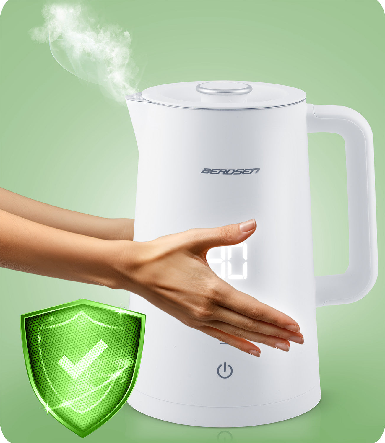 1,7 l elektrinis Berdsen BD-709 baltasis