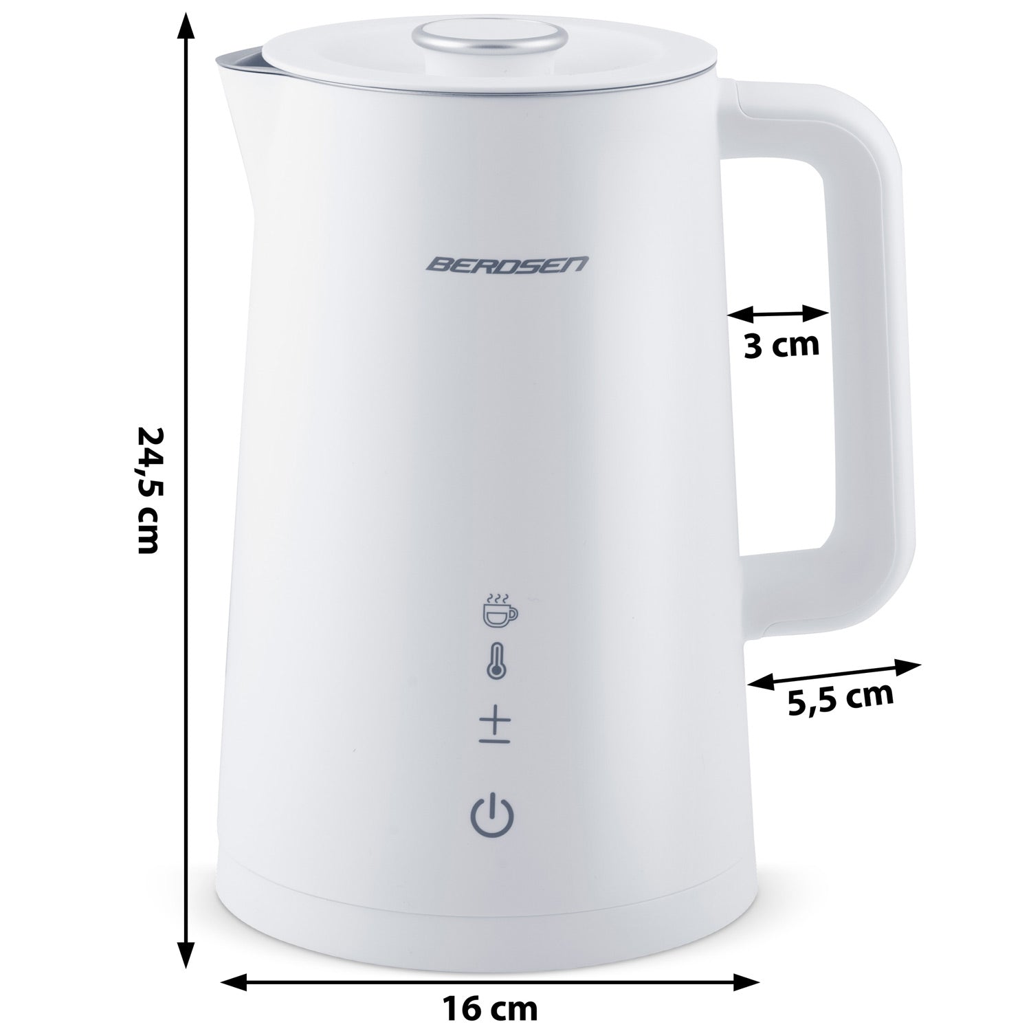 1,7 l elektrinis Berdsen BD-709 baltasis