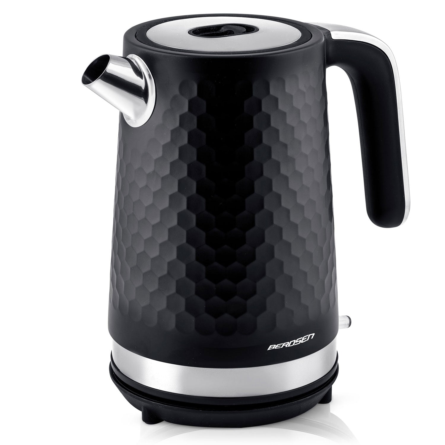 1,7 litro elektrinis Berdsen BD-705 arbatinukas juodas sidabras