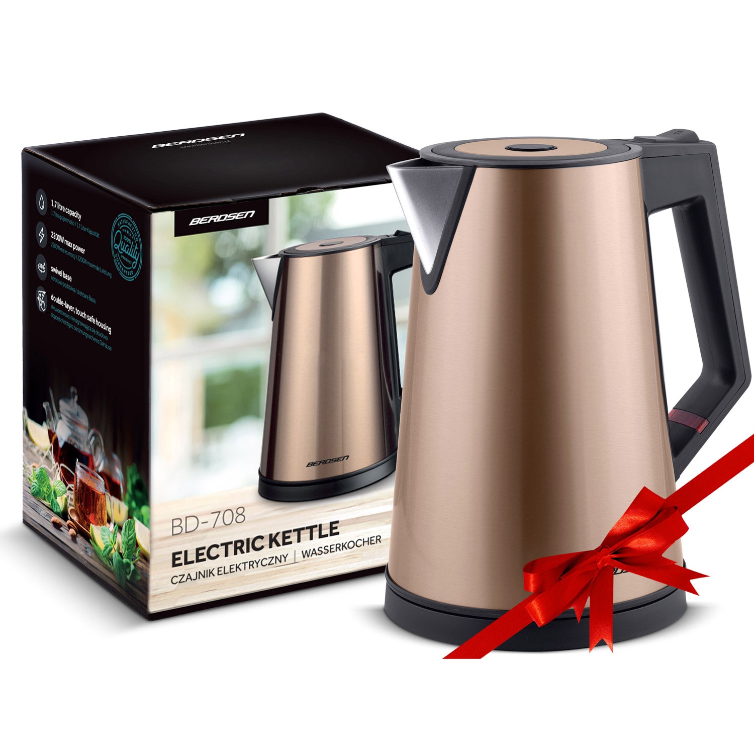 1,7 litro elektrinis Berdsen BD-708 vario arbatinis