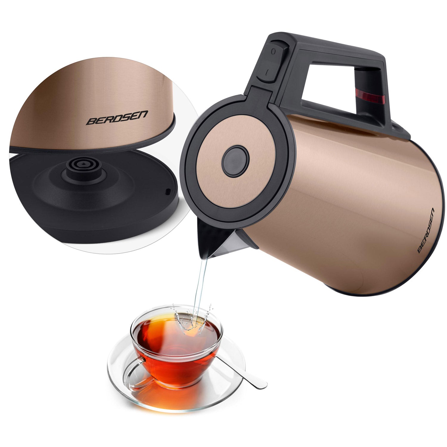 1,7 litro elektrinis Berdsen BD-708 vario arbatinis