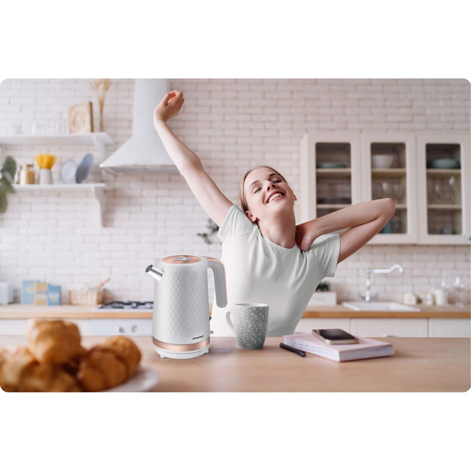 1,7 l elektrinis teptukas Berdsen BD-705 balta-varis