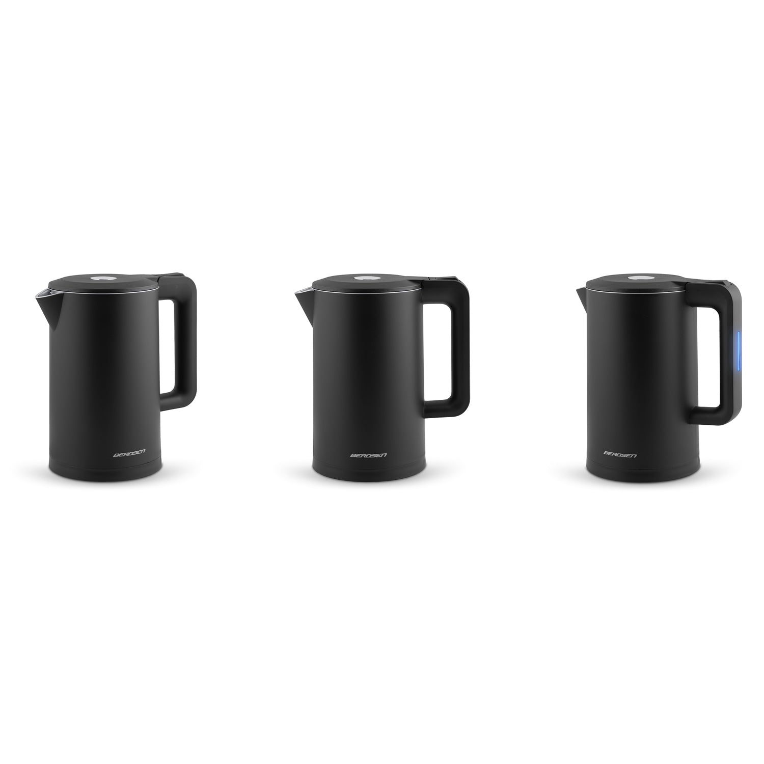 1,7 litro elektrinis Berdsen BD-710 arbatinukas, juodas