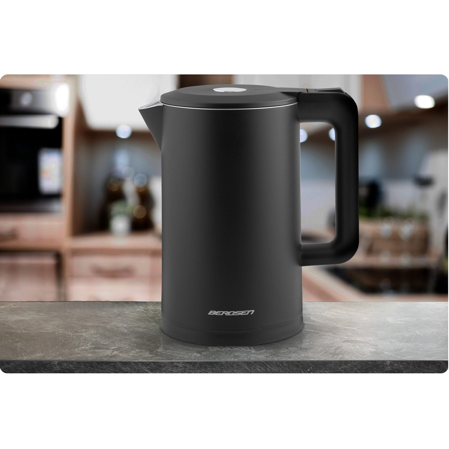 1,7 litro elektrinis Berdsen BD-710 arbatinukas, juodas