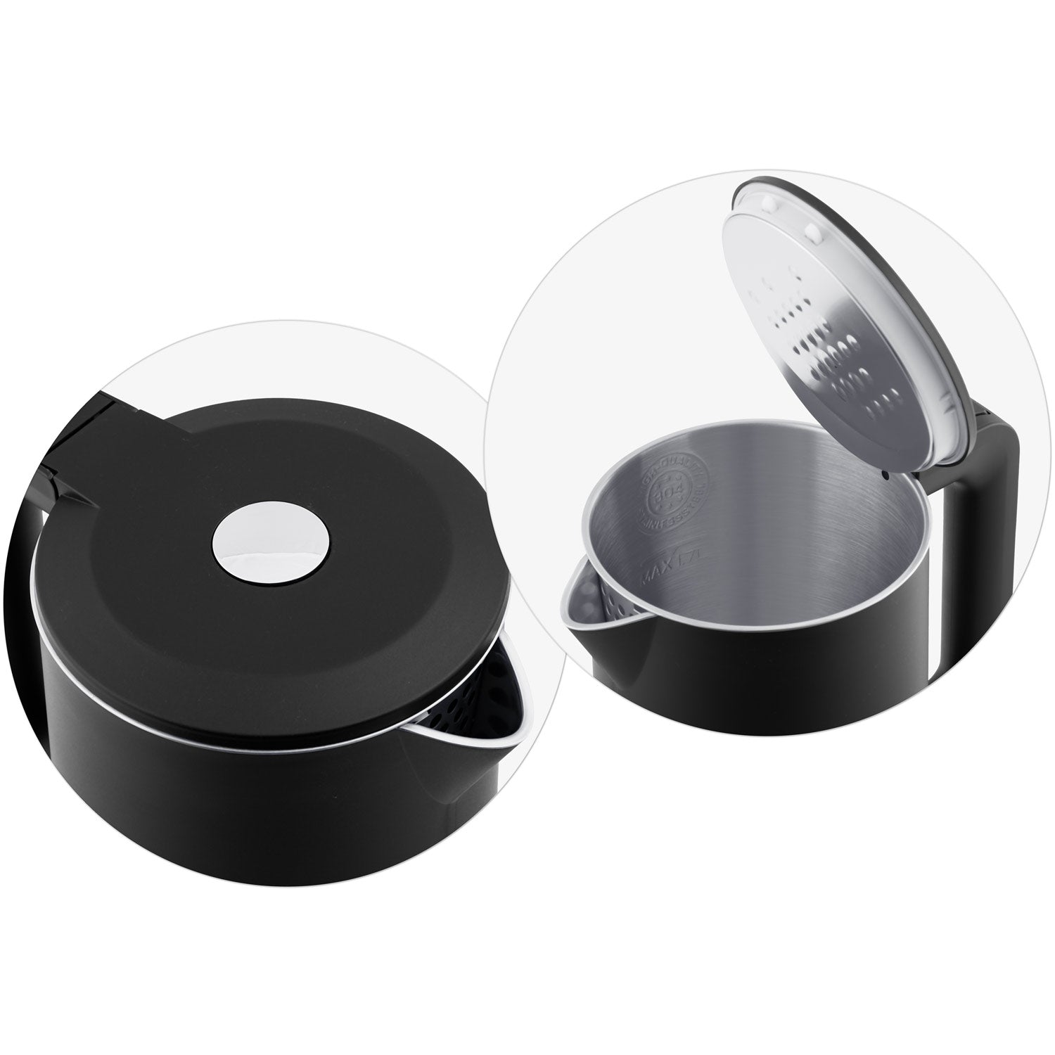 1,7 litro elektrinis Berdsen BD-710 arbatinukas, juodas