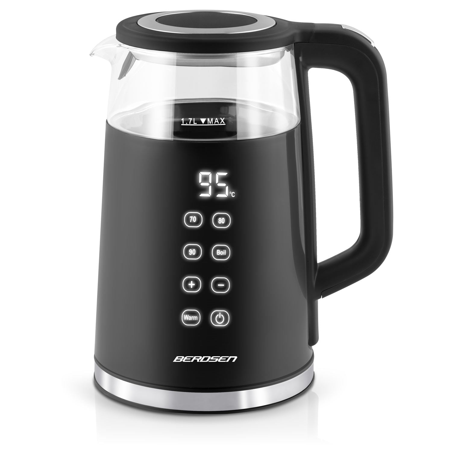 1,7 litro elektrinis Berdsen BD-707 arbatinukas, juodas