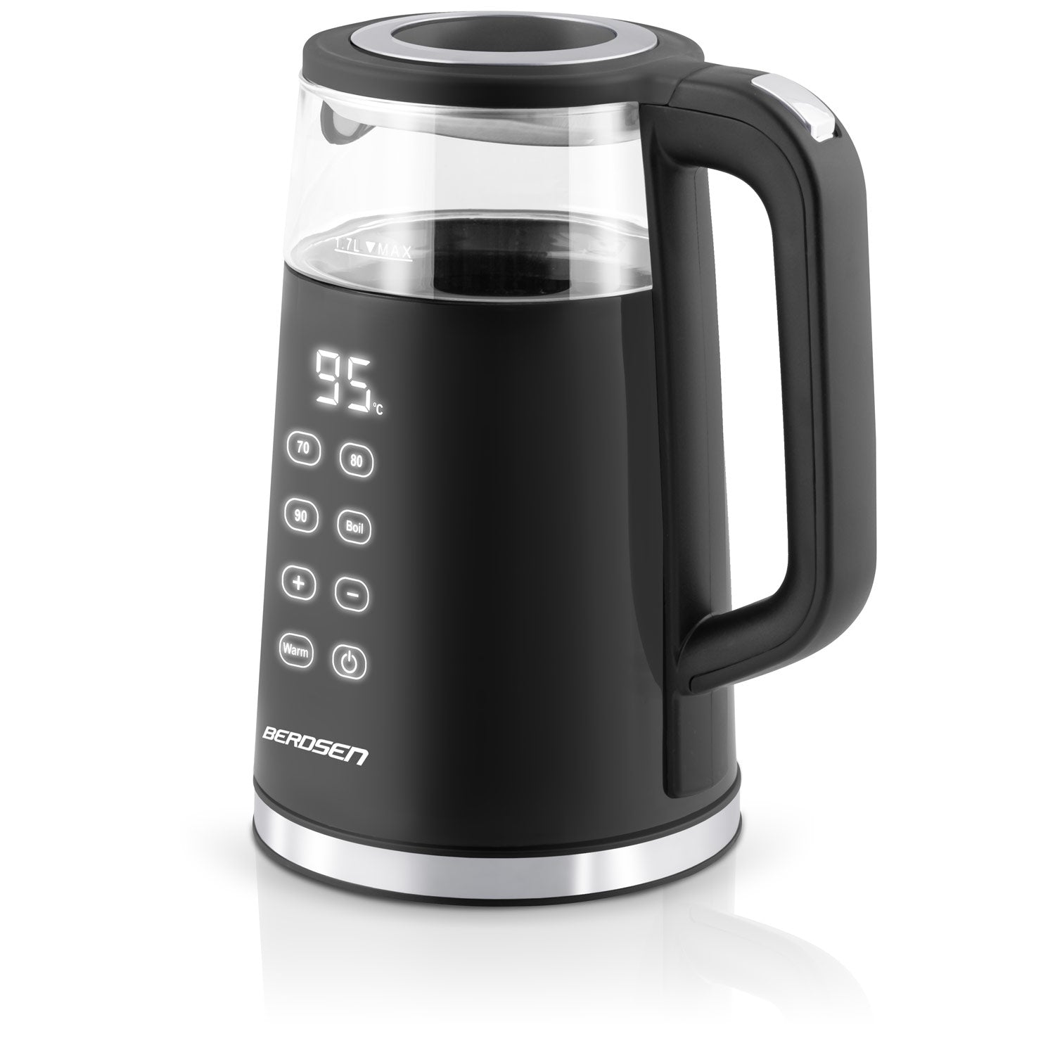 1,7 litro elektrinis Berdsen BD-707 arbatinukas, juodas