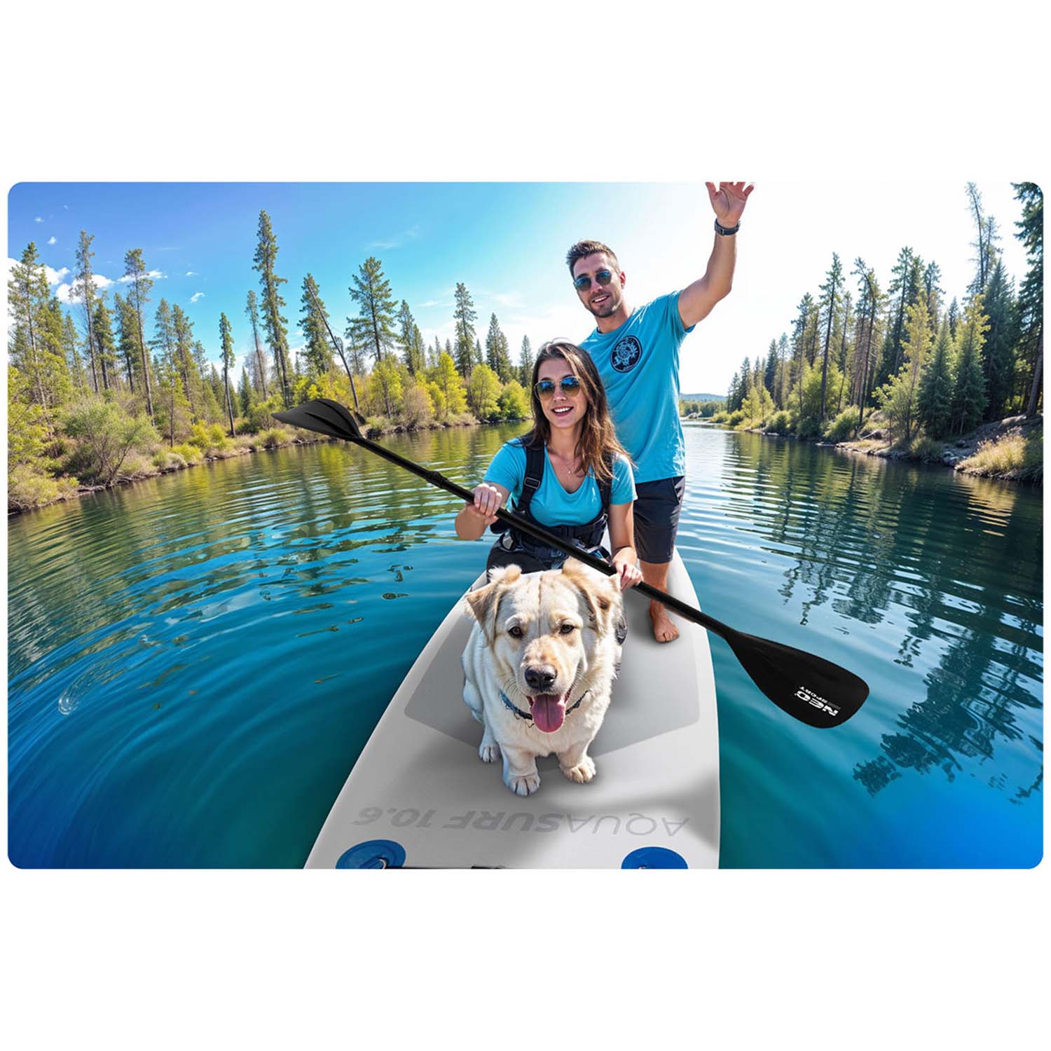 SUP Aquasurf 320 x 84 x 15 cm Neo-Sport 170200 plokštė