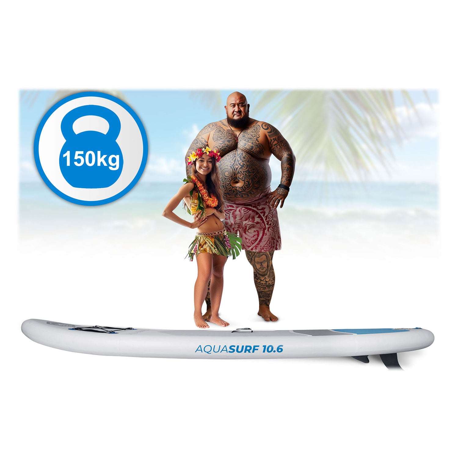 SUP Aquasurf 320 x 84 x 15 cm Neo-Sport 170200 plokštė