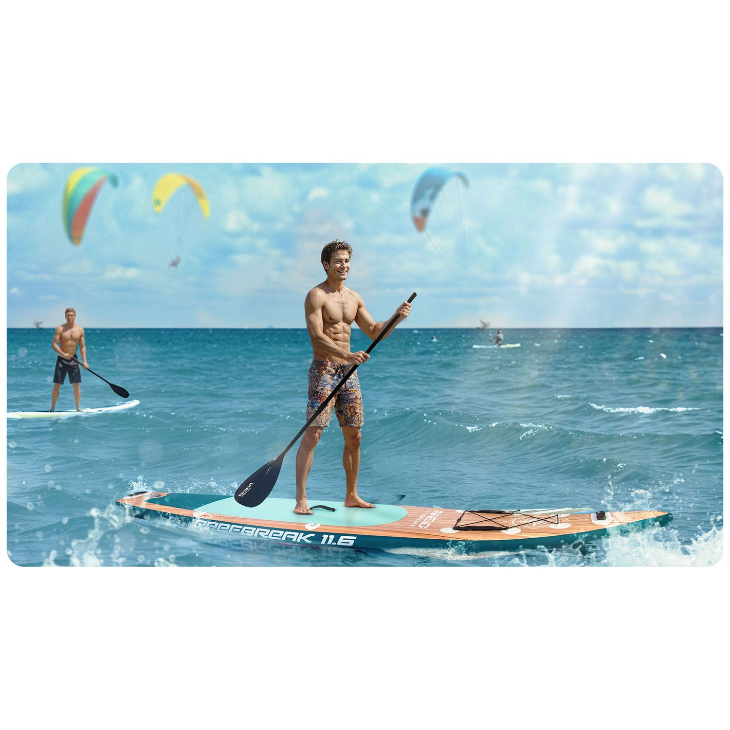 350 x 81 x 15 cm Neo-Sport 170304 SUP Reefbreak plokštė