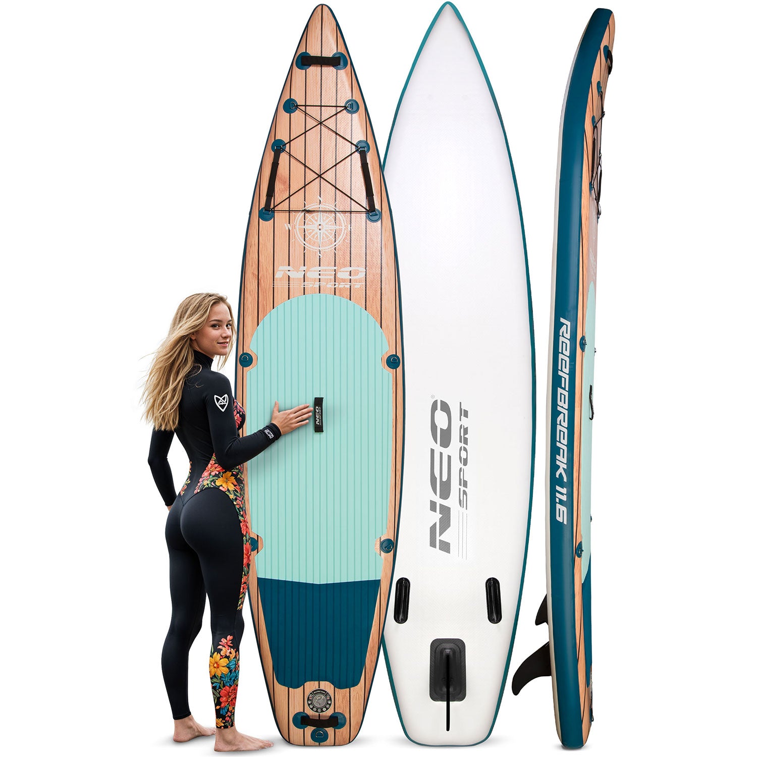 350 x 81 x 15 cm Neo-Sport 170304 SUP Reefbreak plokštė