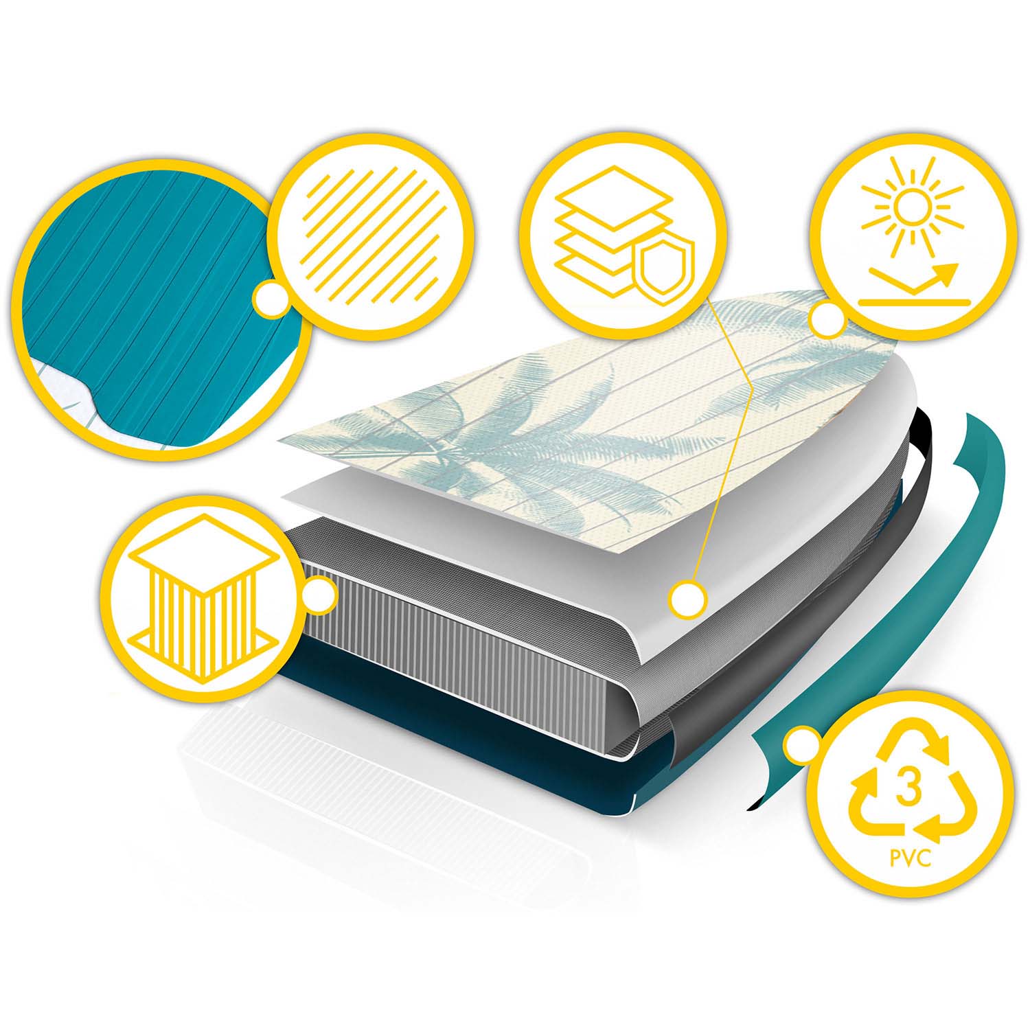 350 x 81 x 15 cm Neo-Sport 170305