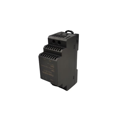 Maitinimo blokas ant DIN bėgelio su potenciometru Power Bubble HDR-15-12