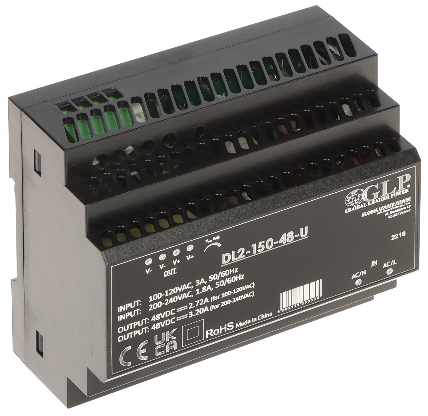 Maitinimo blokas DL2-150-48-U