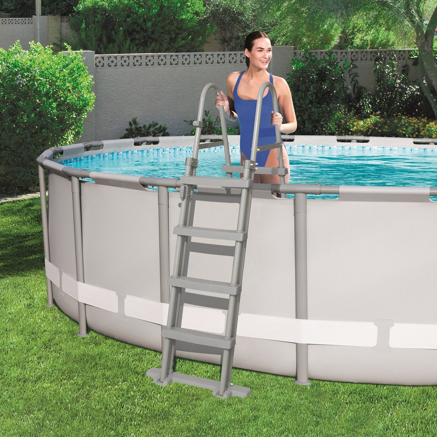 Saugių baseinų laiptai 122 cm