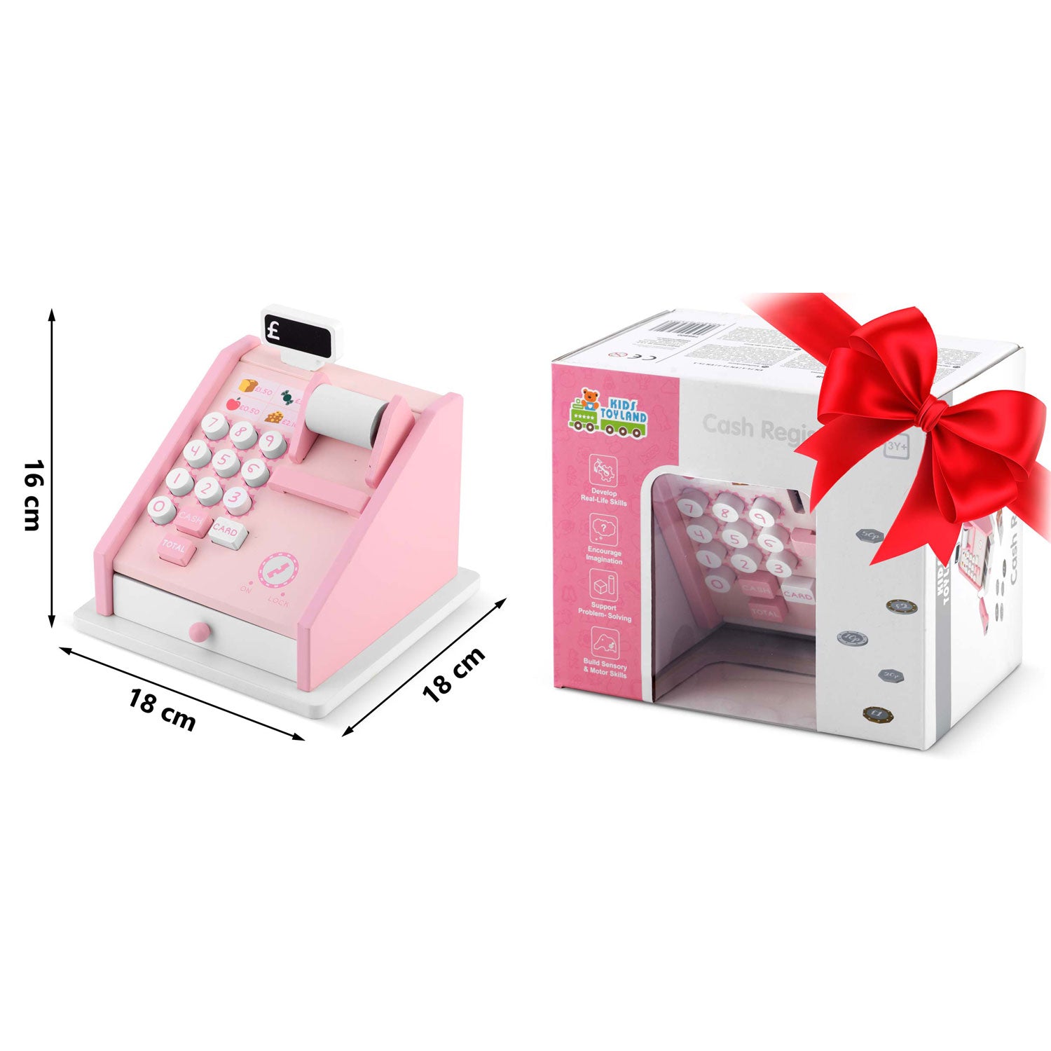 RK-868 Ricokids medinis žaislas parduotuvės kasos