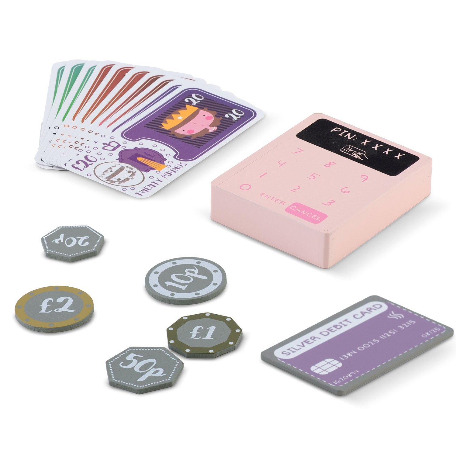 RK-868 Ricokids medinis žaislas parduotuvės kasos