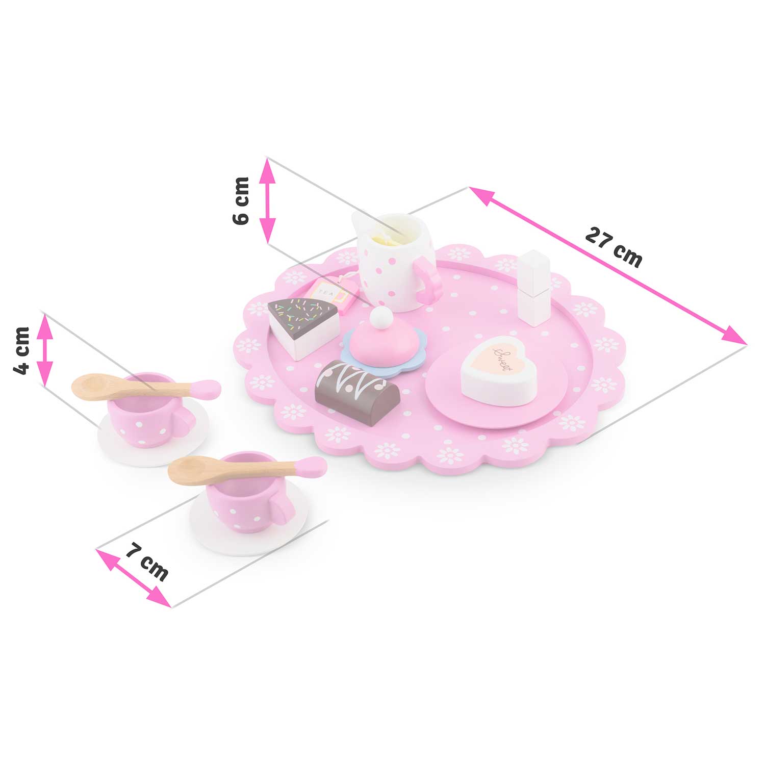 RK-869 Ricokids medinis žaislas arbatos komplektas