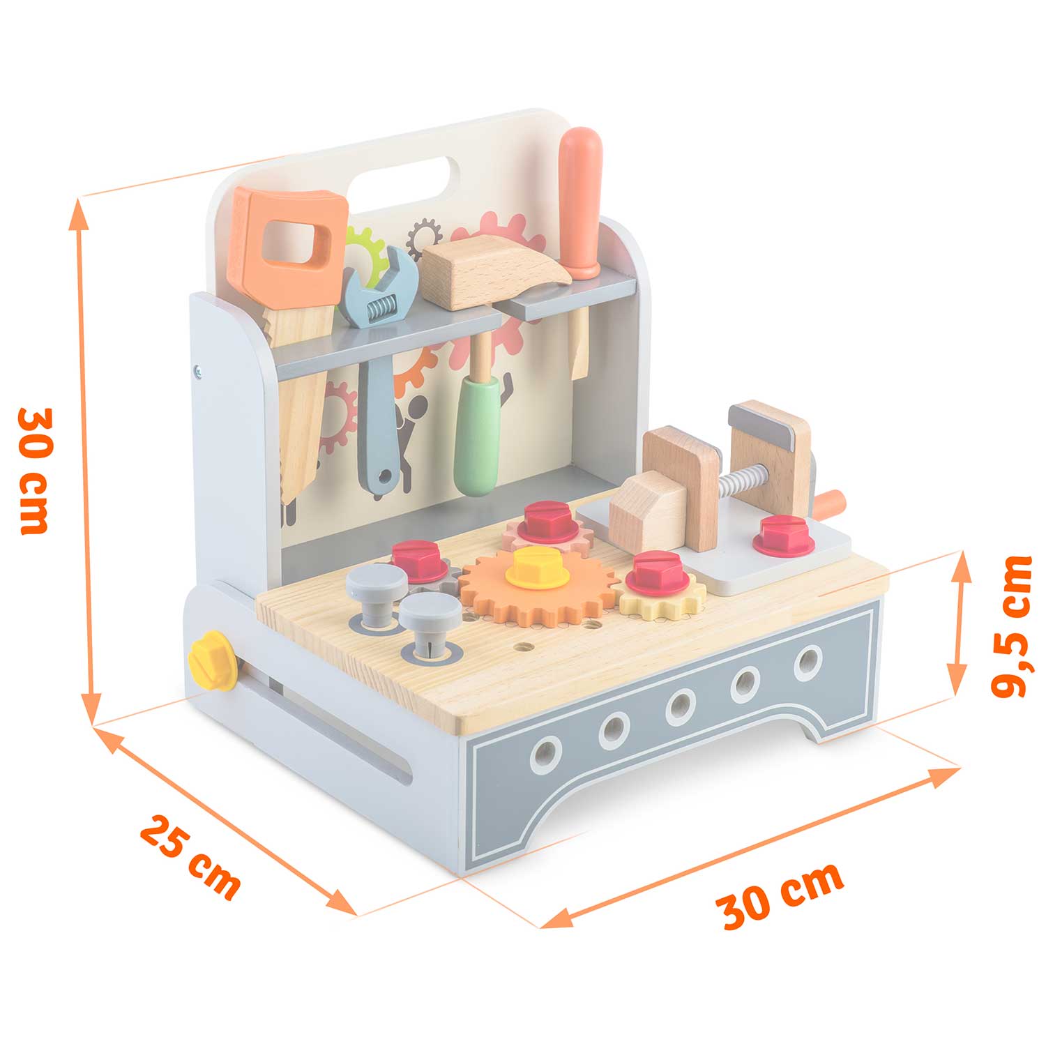 RK-877 Ricokids medinės dirbtuvės su įrankiais