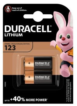 Baterija Duracell Lithium CR123 (1 vnt.)