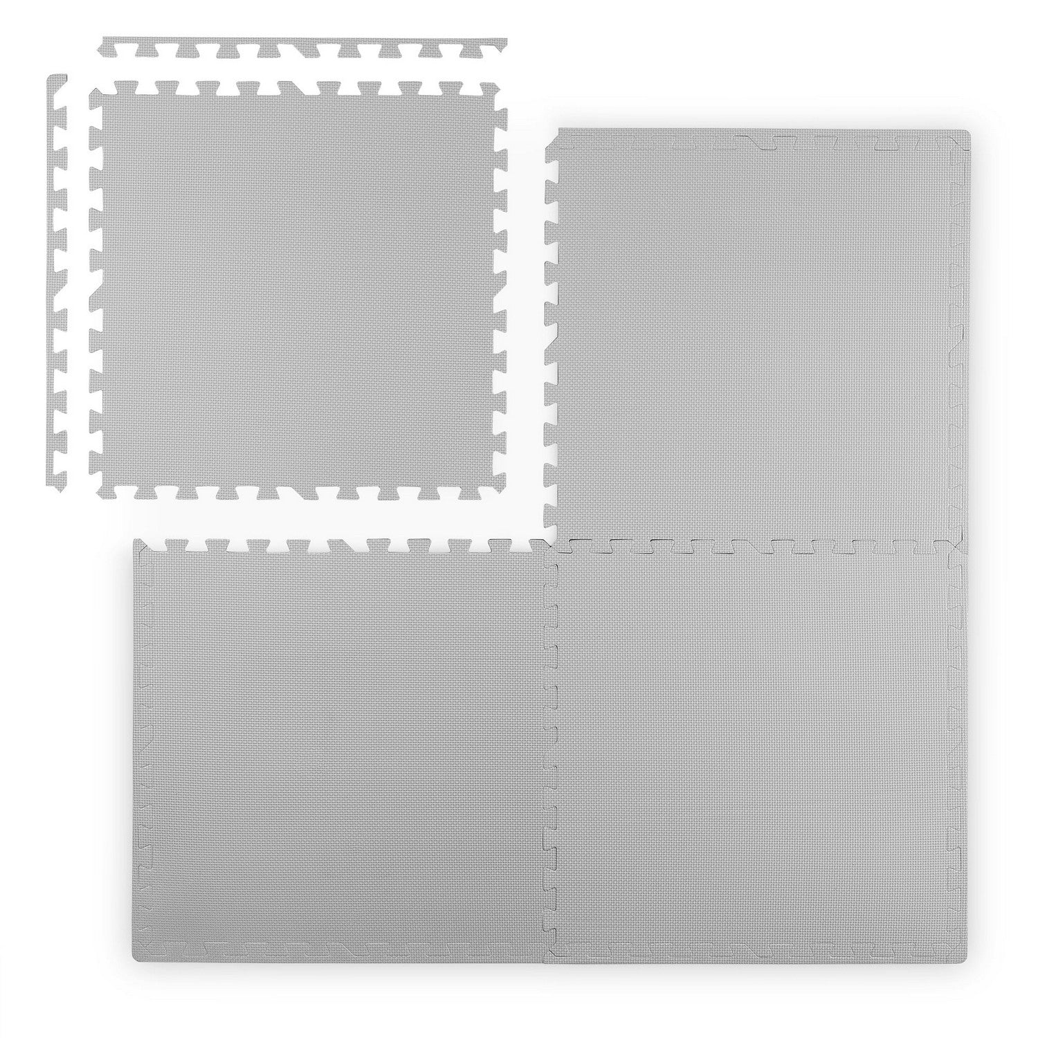 Ricokids 60x60 cm didelio puzlelio putų matas 4 dalelės pilka