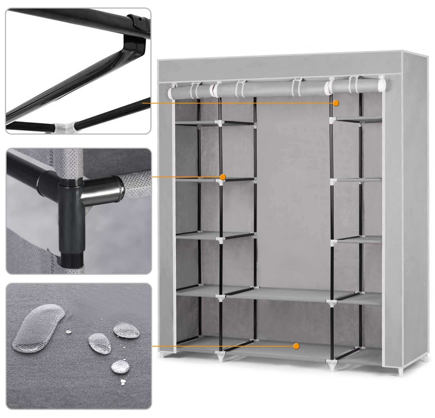 Didelis Massido tekstilės spinta