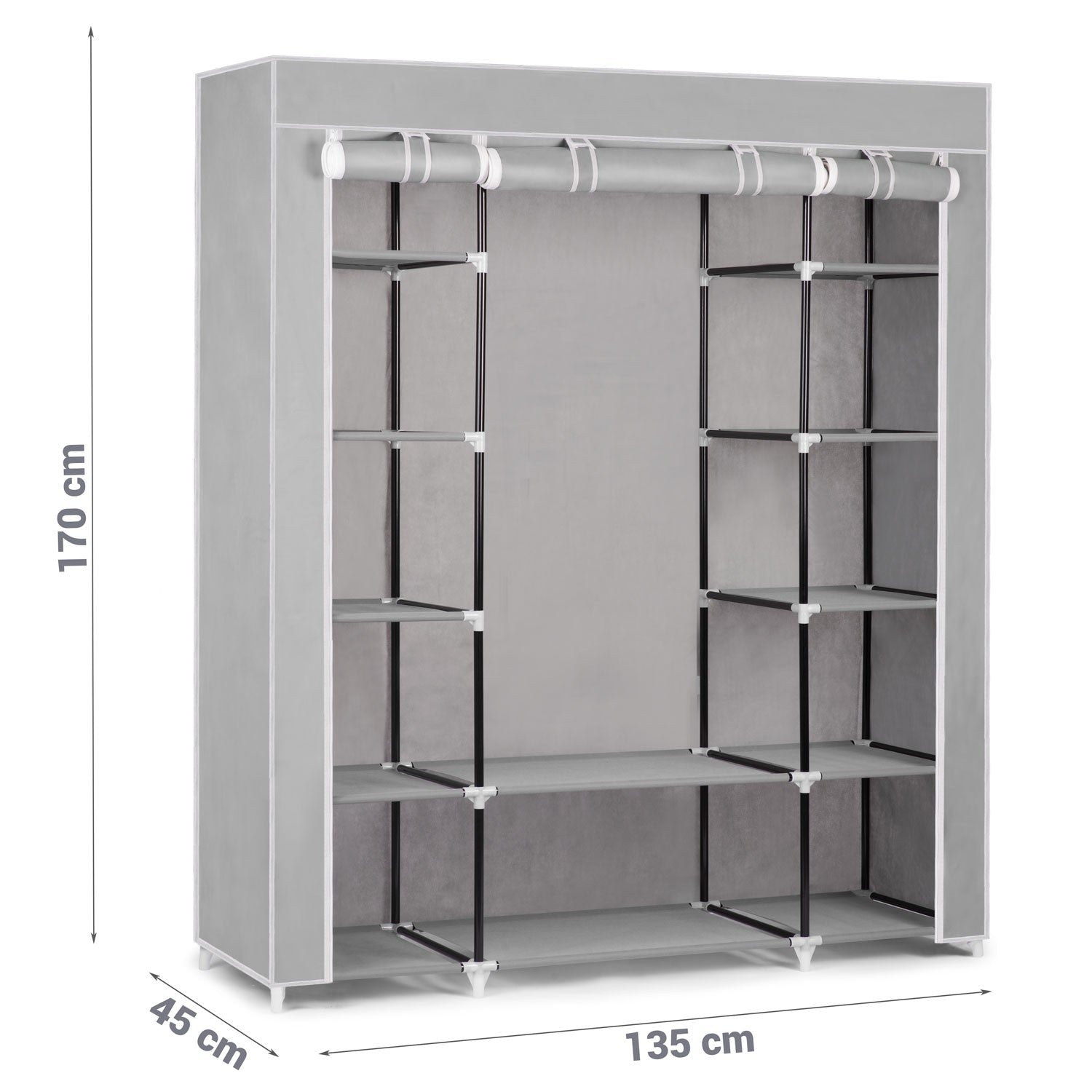 Didelis Massido tekstilės spinta