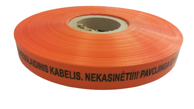 Signalinė juosta "Šviesolaidinio kabelis" 0.15mm x 300mm (400m)