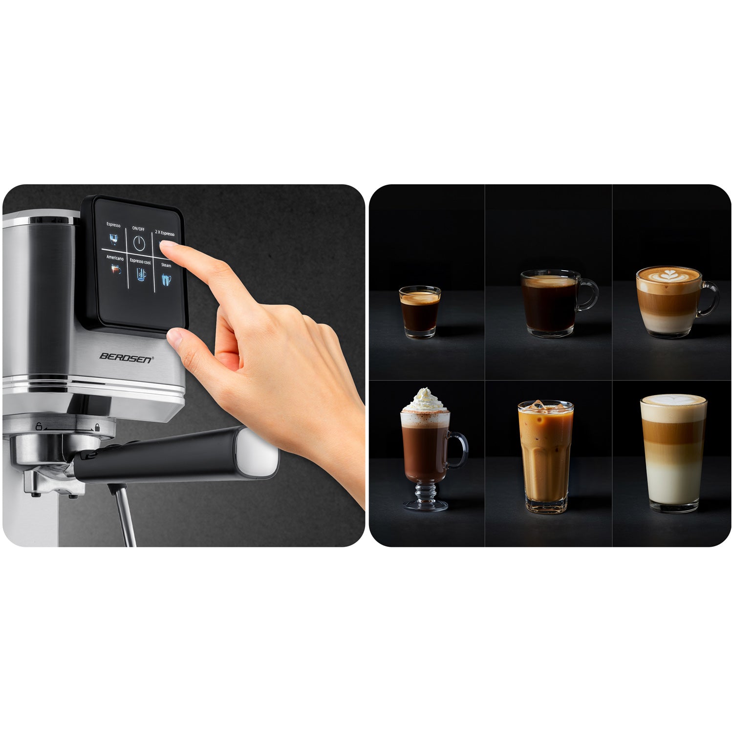 20 barų "Berdsen" BD-770 sidabro ekspresas