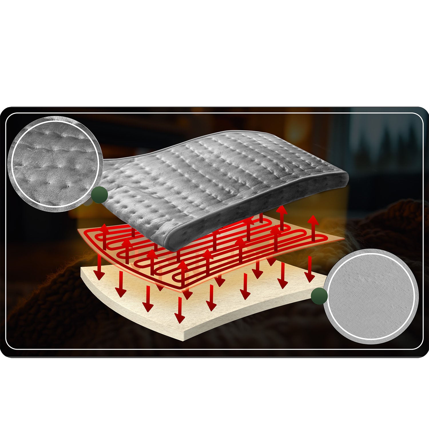 Elektrinis Berdsen BD-970 kojų šildytuvas