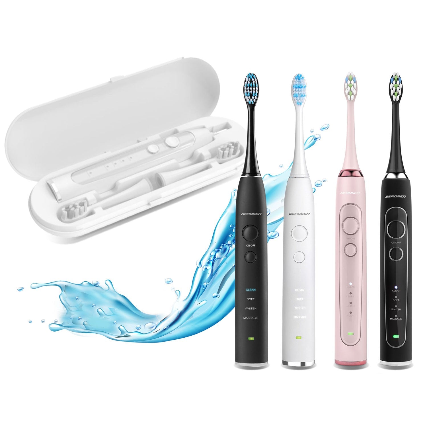 Berdsen Sonica B3 & B4 juodųjų rankšluosčių kelionių dėžės