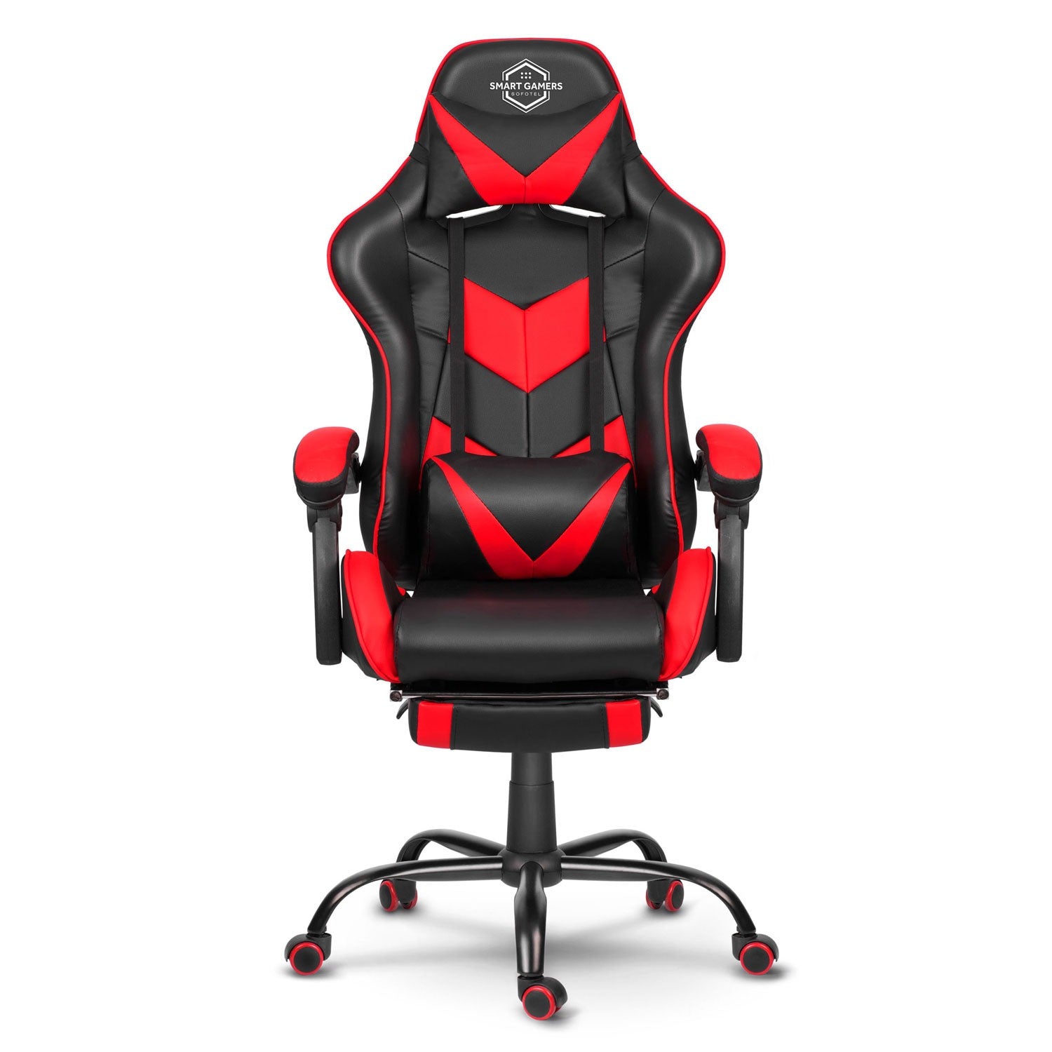 Žaidėjo biuro kėdė Sofotel Cerber juodai raudona