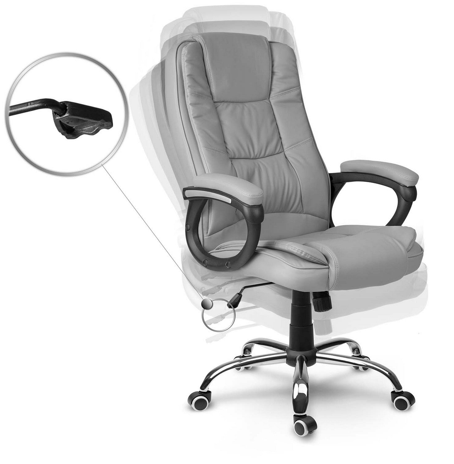 Sofotel Porto biuro kėdė - pilka