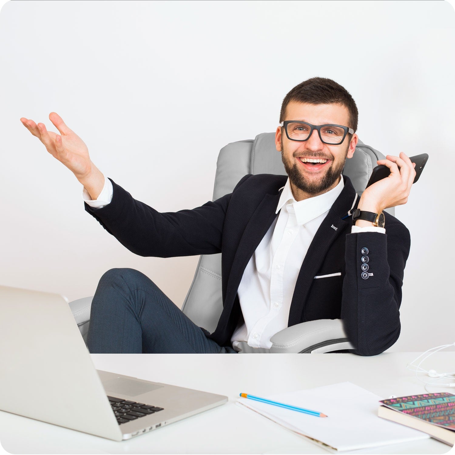 Sofotel Porto biuro kėdė - pilka