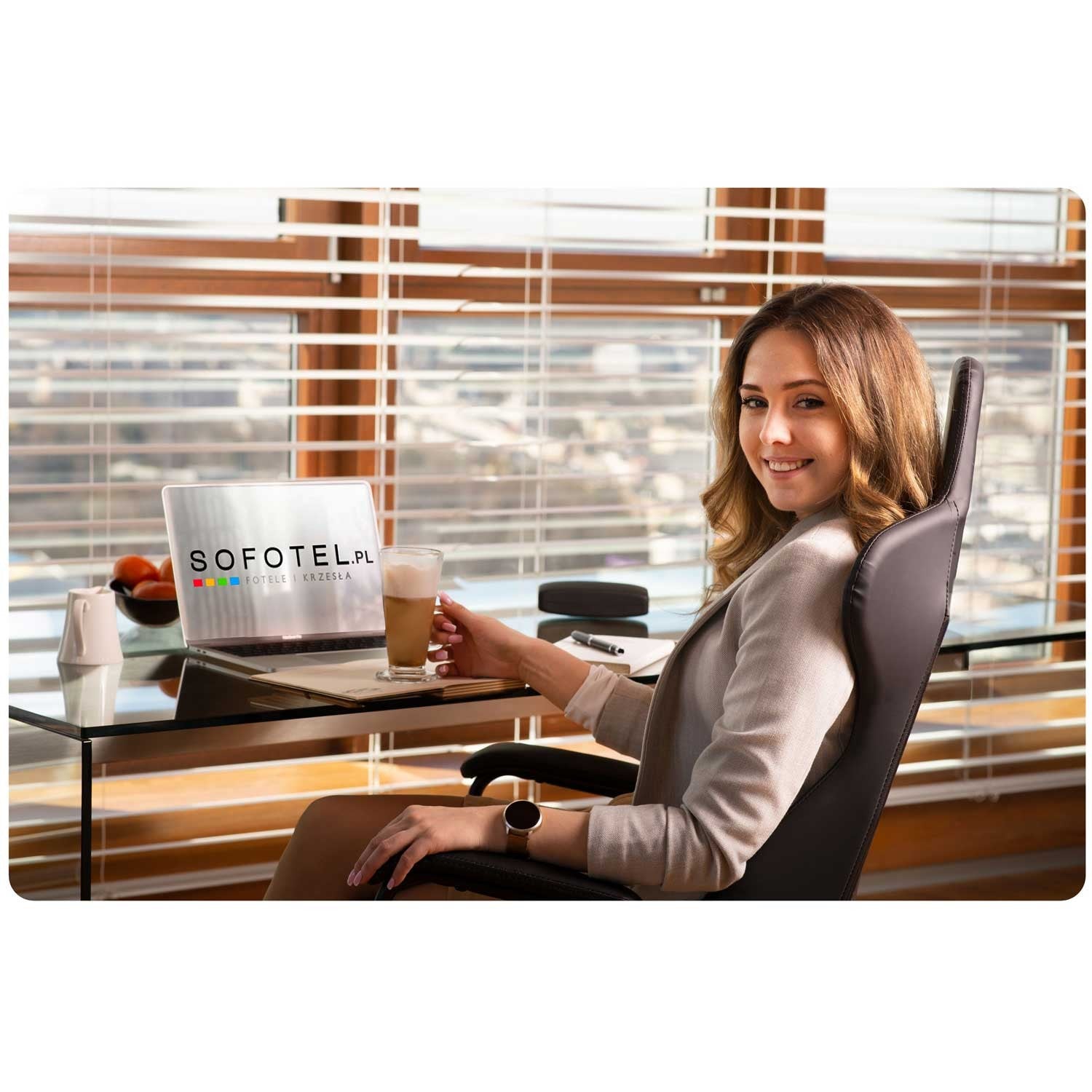 Sofotel Verona biuro kėdė - juoda - 2581