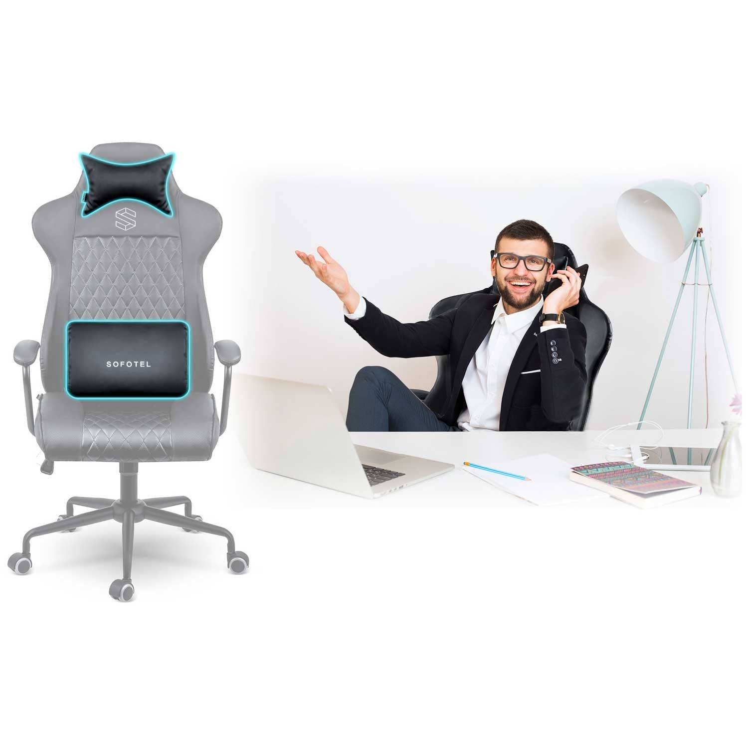 Sofotel Verona biuro kėdė - juoda - 2581