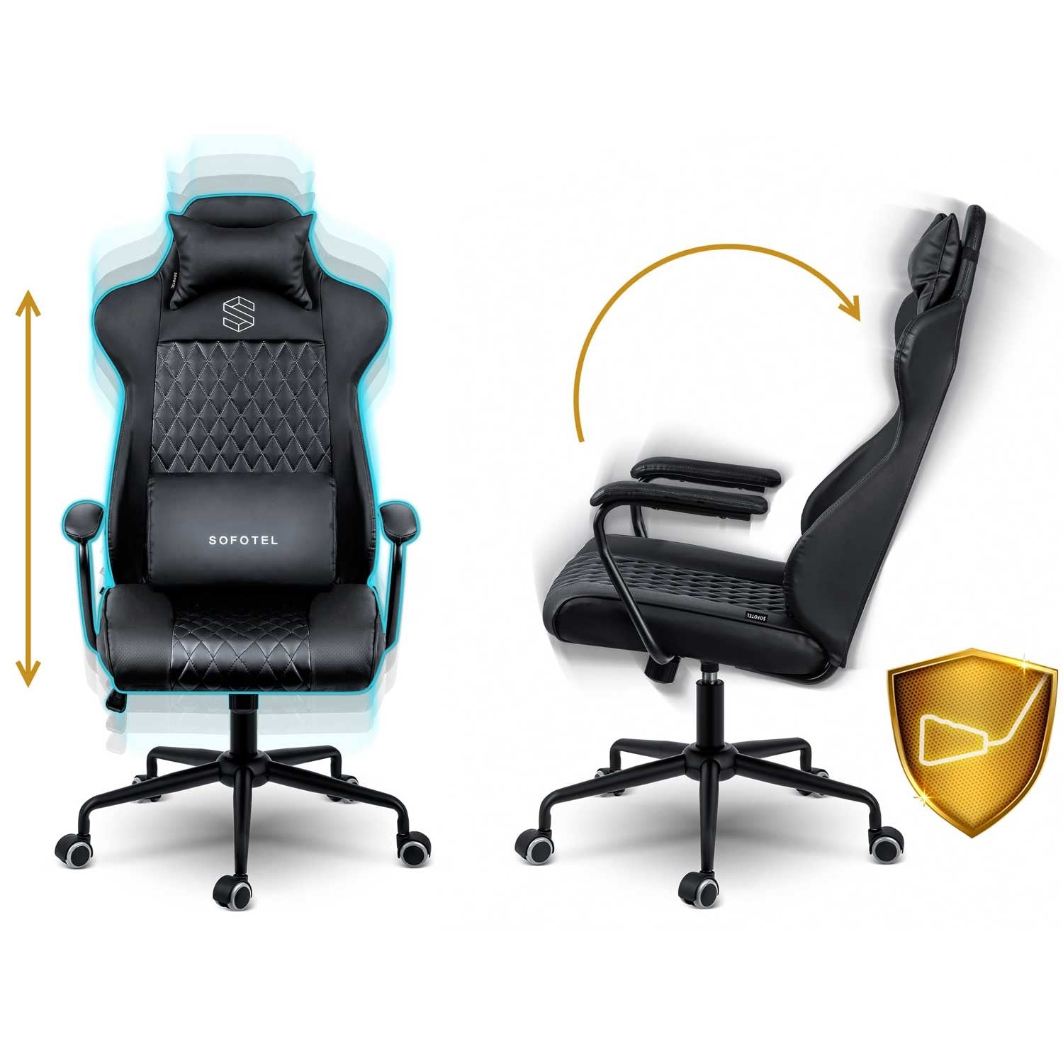 Sofotel Verona biuro kėdė - juoda - 2581