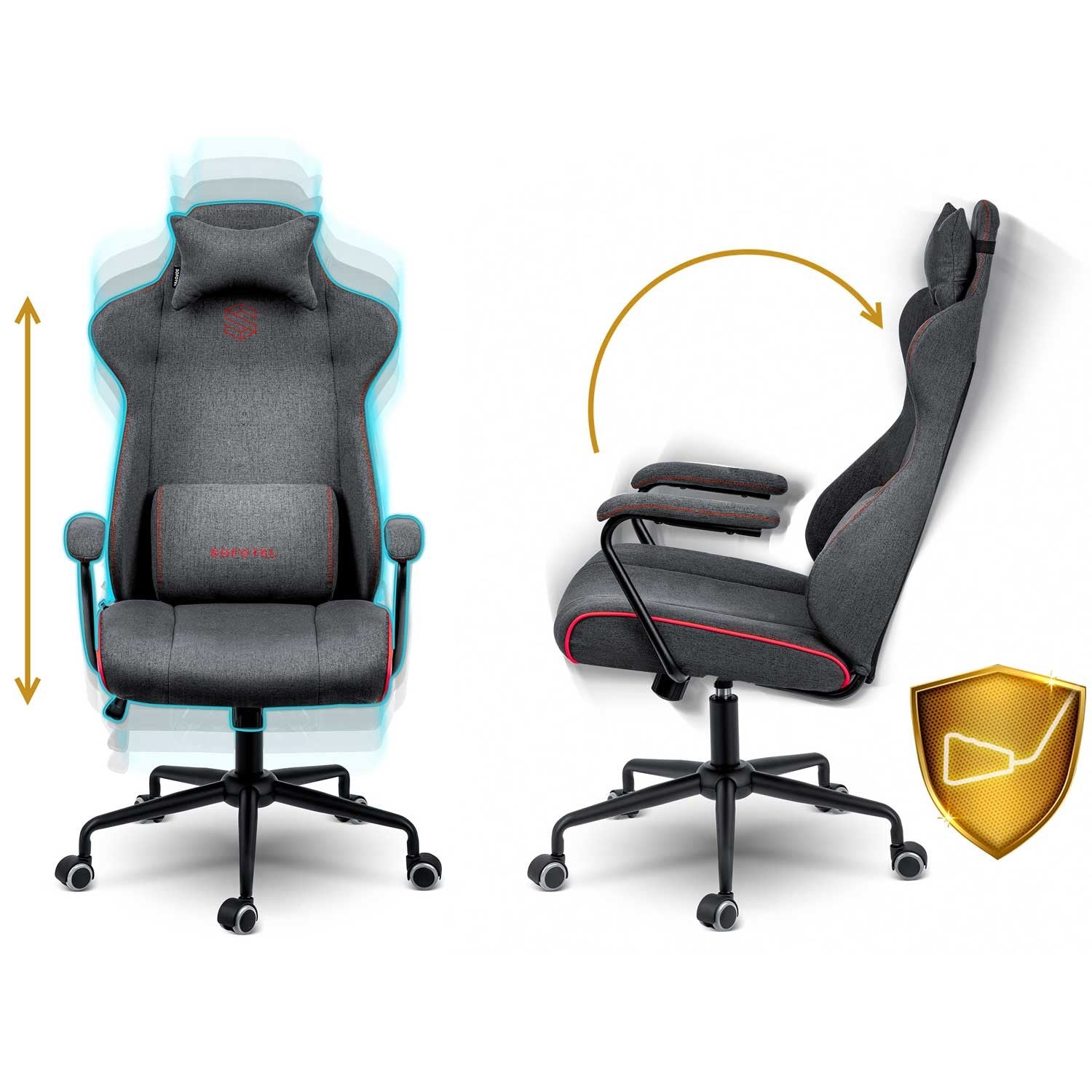 Sofotel Verona biuro kėdė - pilka - 2583