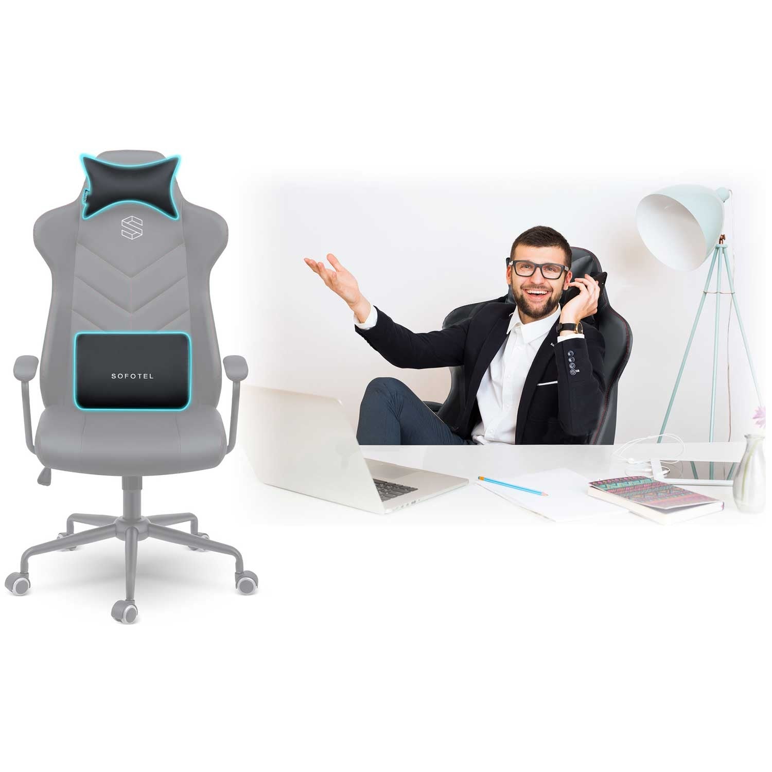 Sofotel Verona biuro kėdė - juoda - 2580