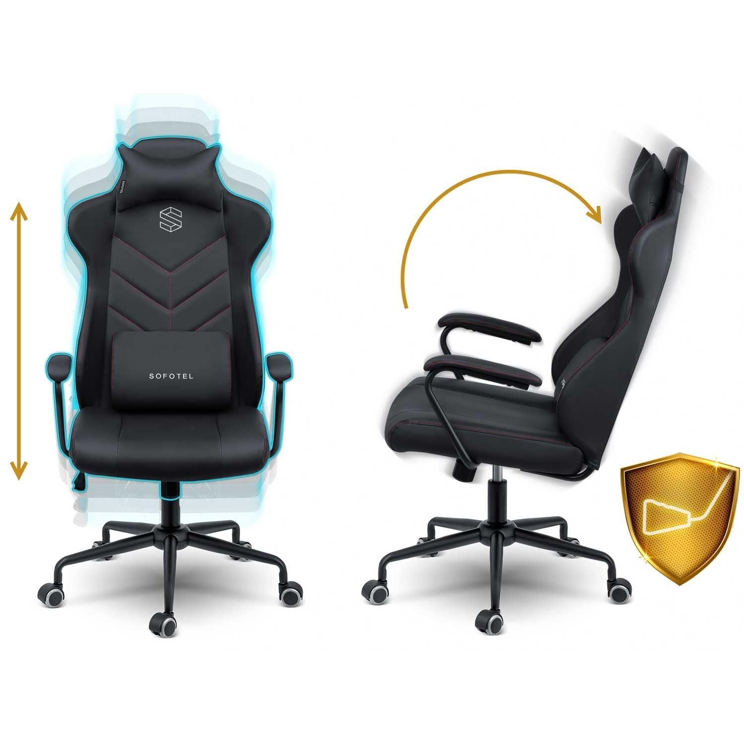 Sofotel Verona biuro kėdė - juoda - 2580