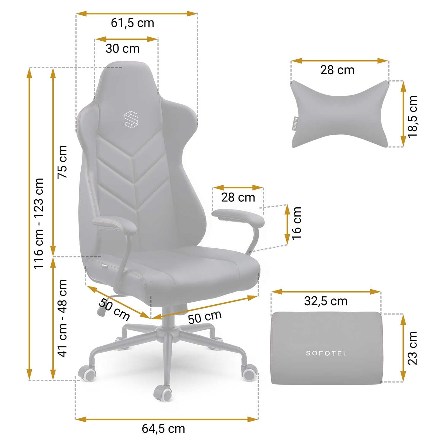 Sofotel Verona biuro kėdė - juoda - 2580