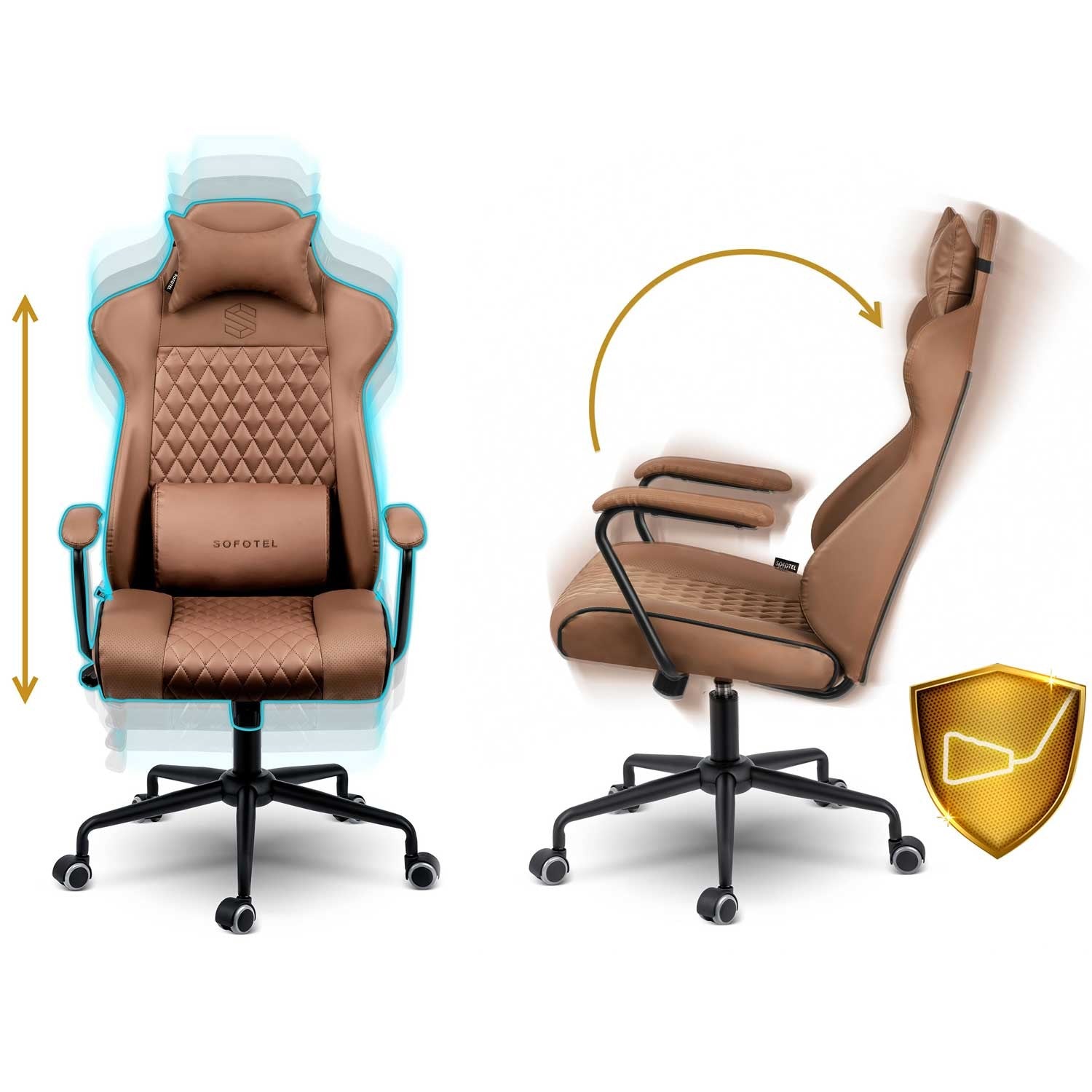 Sofotel Verona biuro kėdė - rudas - 2582