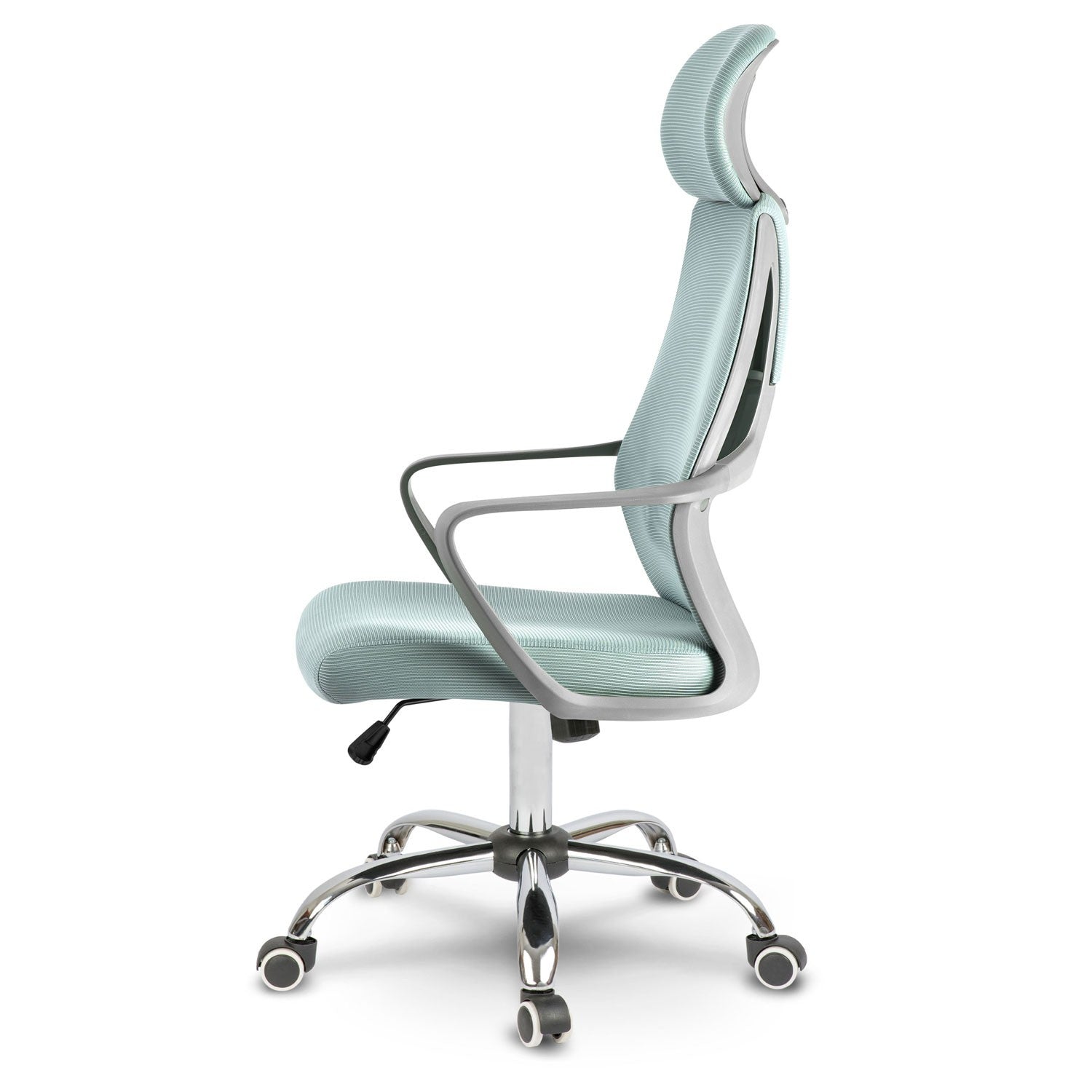 Biuro kėdė su mikrovilke Praha - šviesiai mėlynas