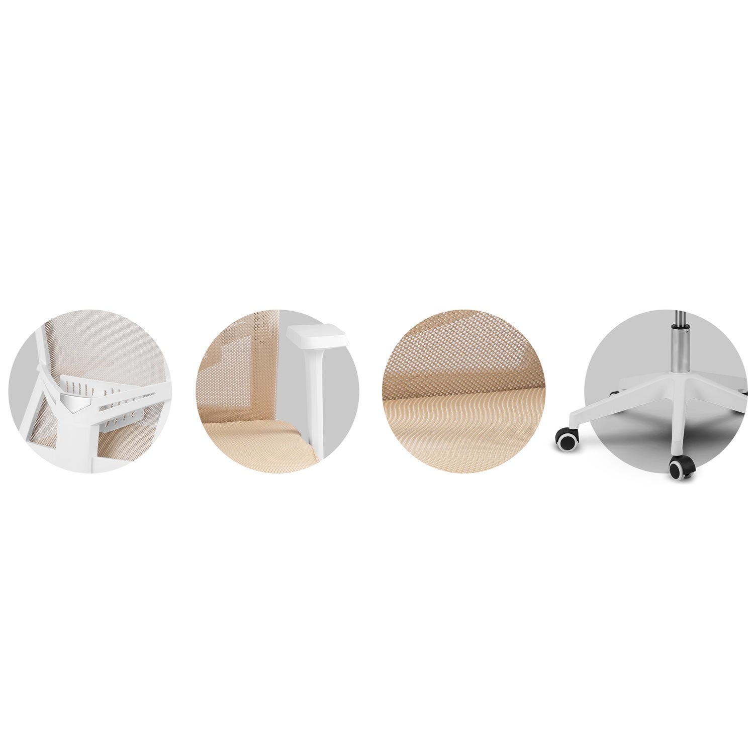 Biuro kėdė iš mikrovilkių Sofotel Rotary beige