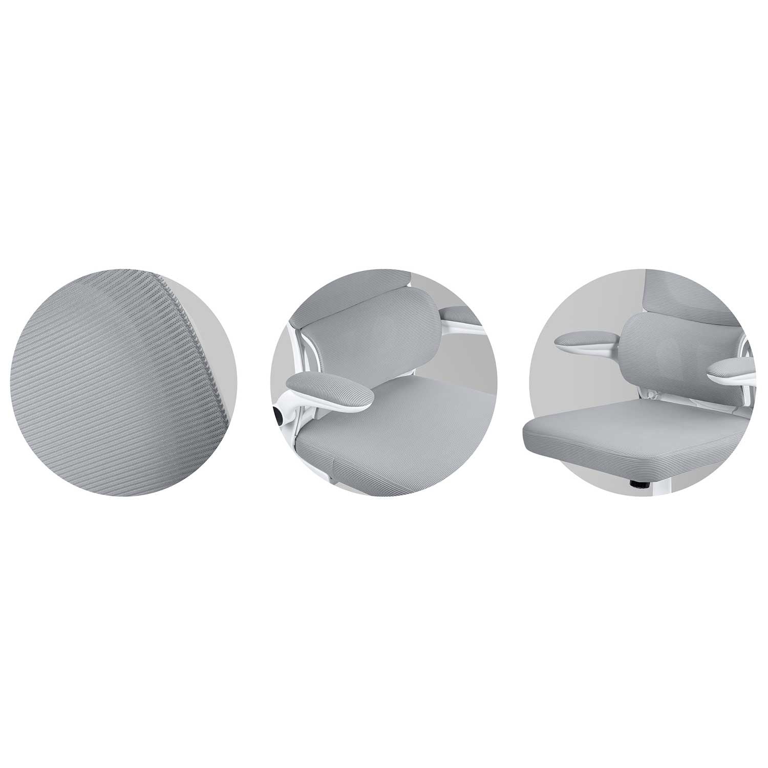 Sofotel Formax pilkasis biuro kėdė iš mikrovilkių