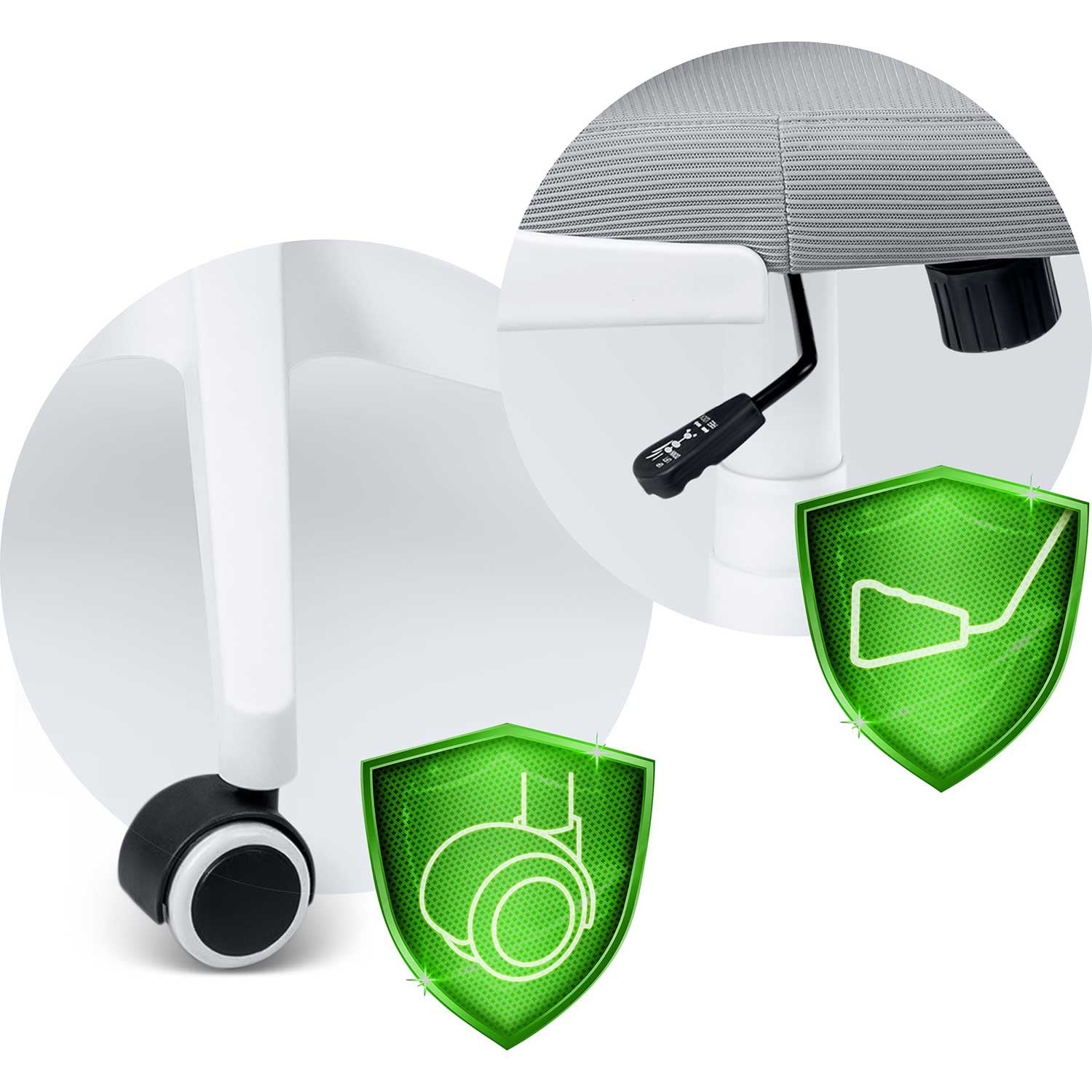 Sofotel Formax pilkasis biuro kėdė iš mikrovilkių