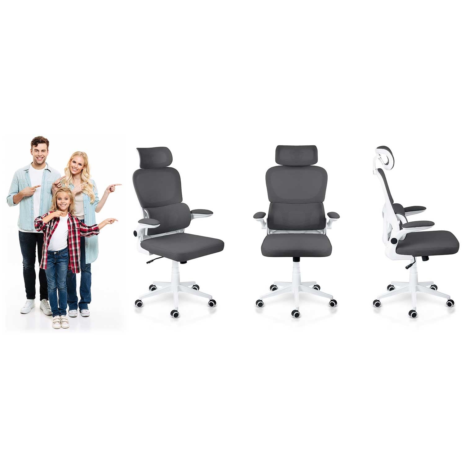 Sofotel Formax grafito biuro kėdė