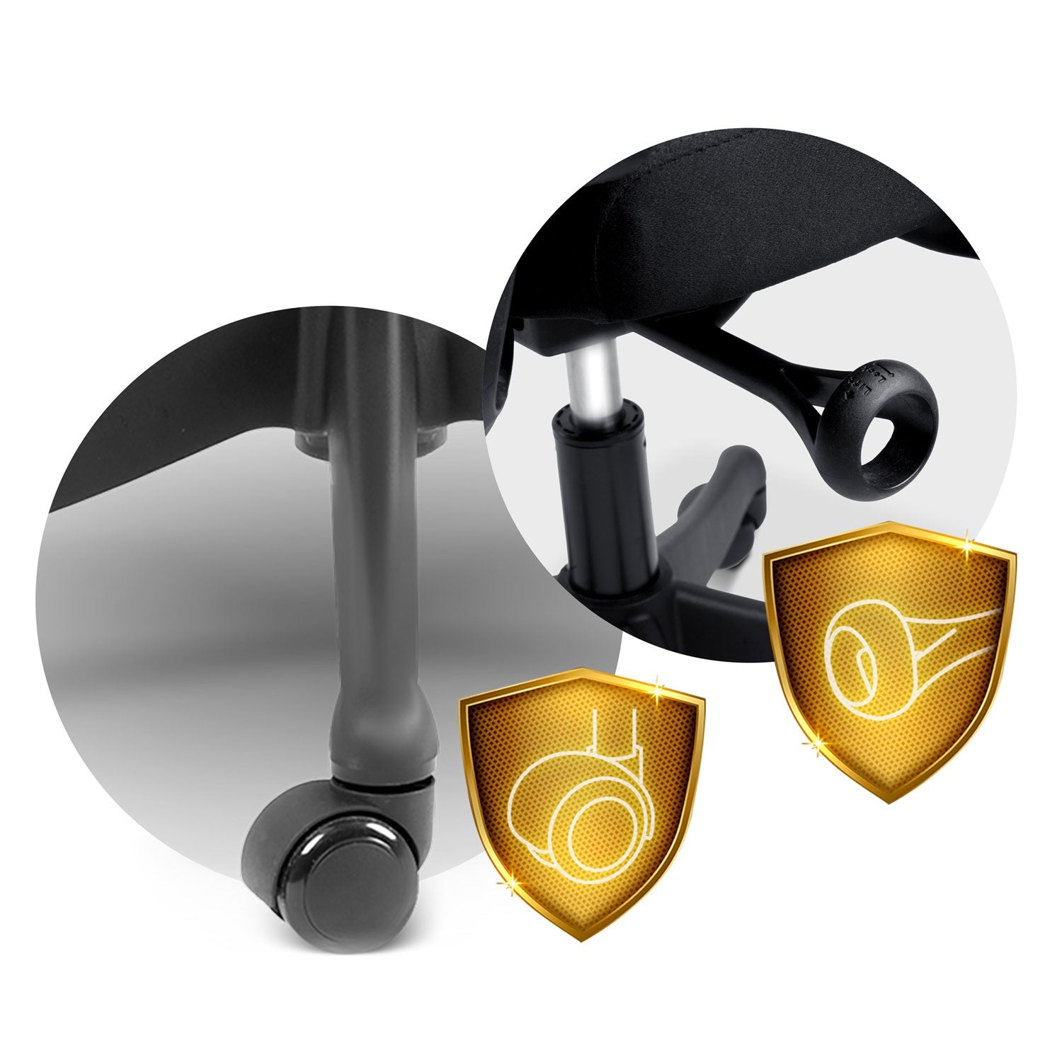 Sofotel Brema biuro kėdė iš mikrovilkių, juoda